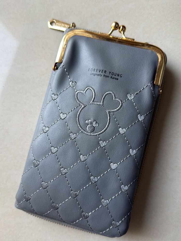 Cute Grey Coin Purse