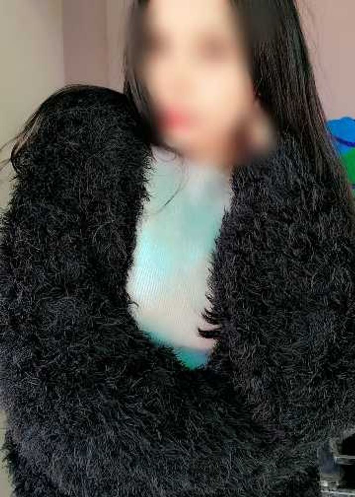 Fuzzy Black Cardigan