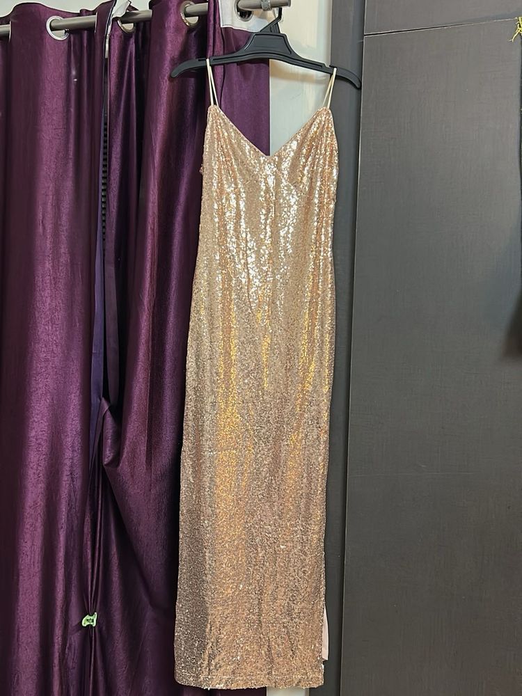 Sparkling Sequin Slip Dress