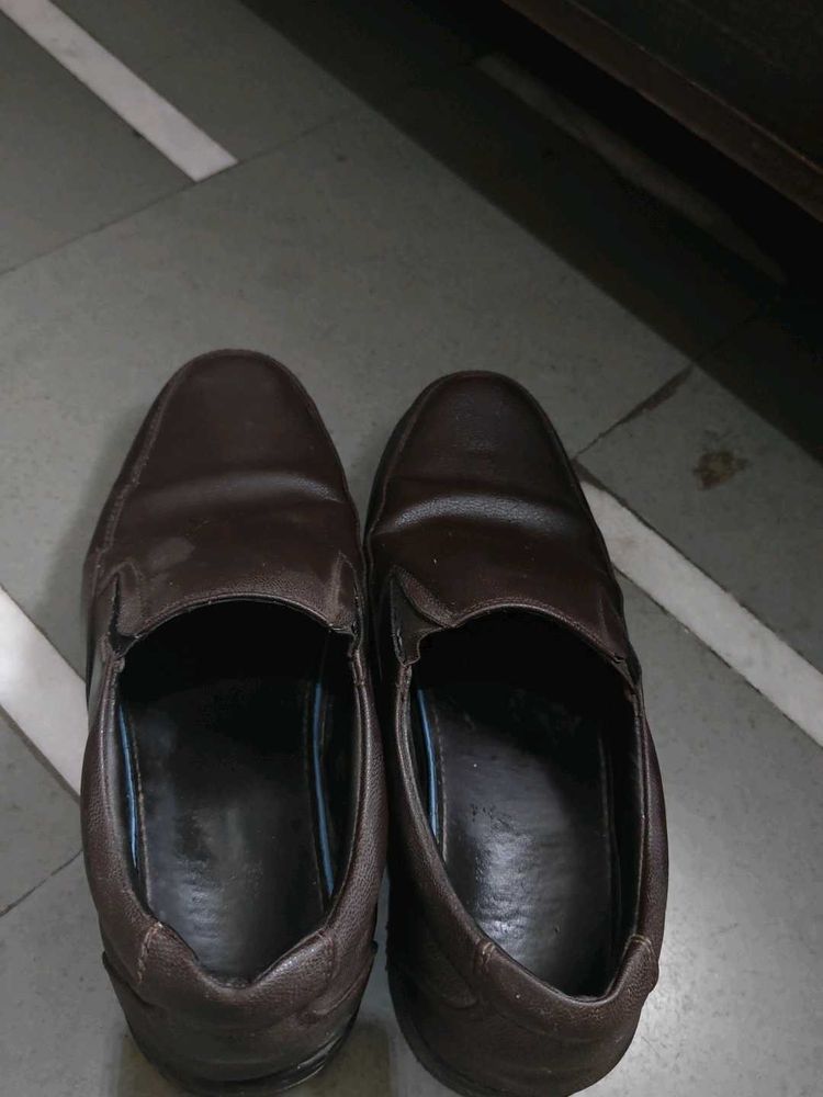 Brown Leather Loafers