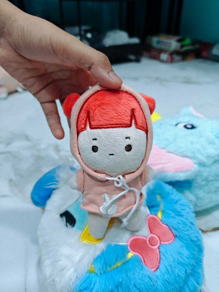 Cute Plush Doll bag charm