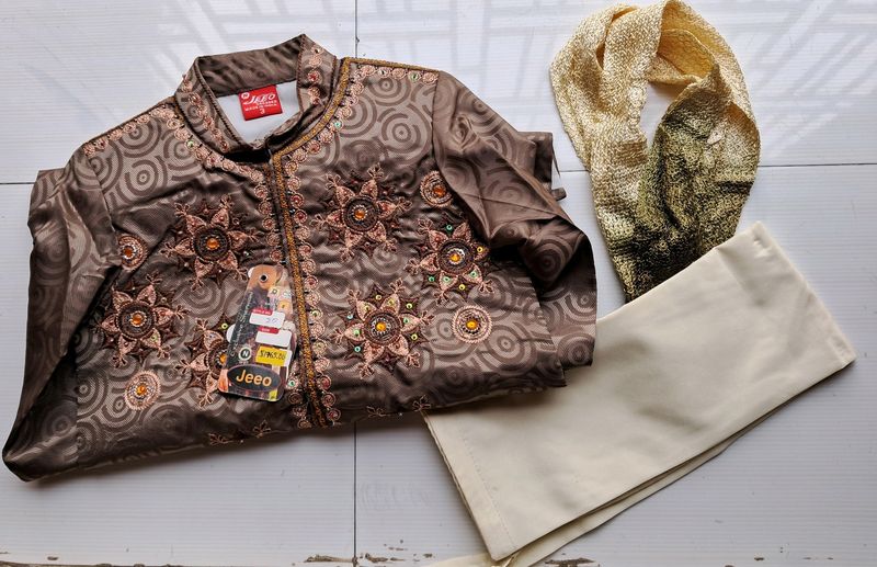 Boys 3-Piece Embroidered Outfit