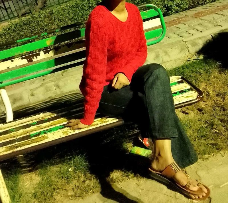 Red Woolen Stylish Top