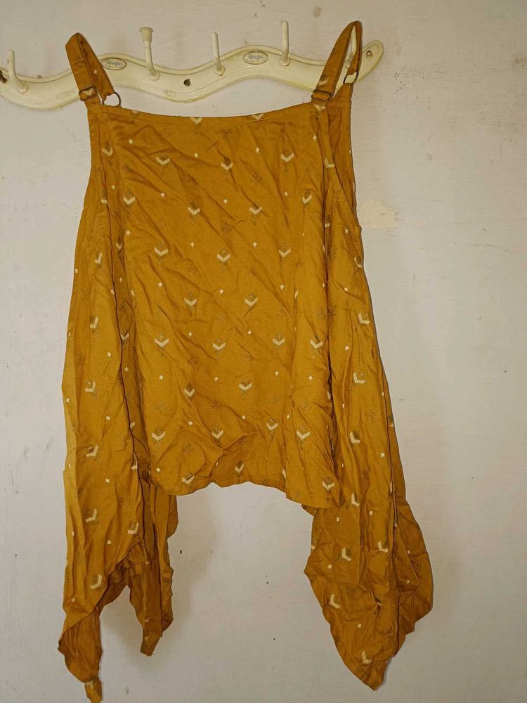 Mustard Sleeveless Top