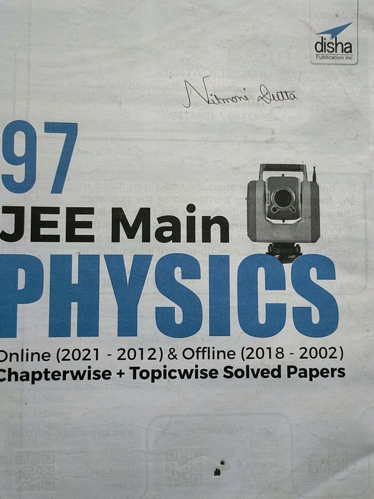 97 Jee Main Physics Online+Offline Pyq &amp; Solution|