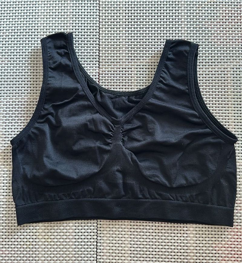 Black Slip On Blouse