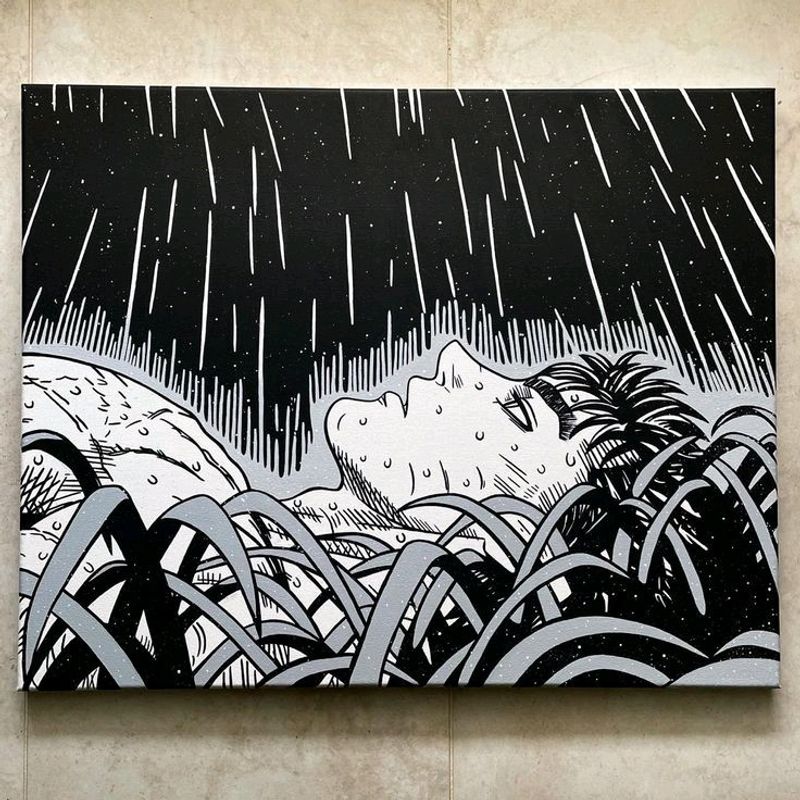 Guts Glass Painting