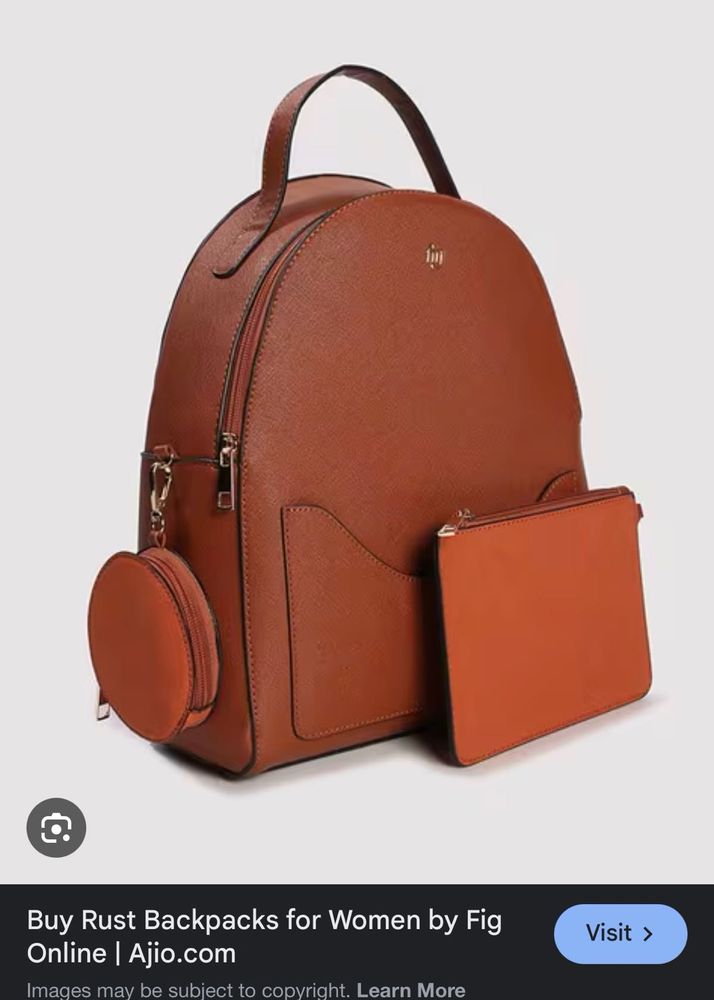 Stylish Rust Backpack