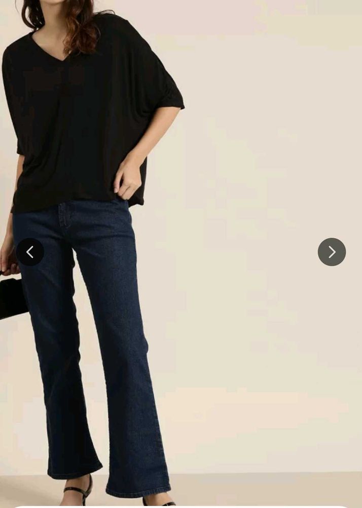 Classy Baggy Black Top