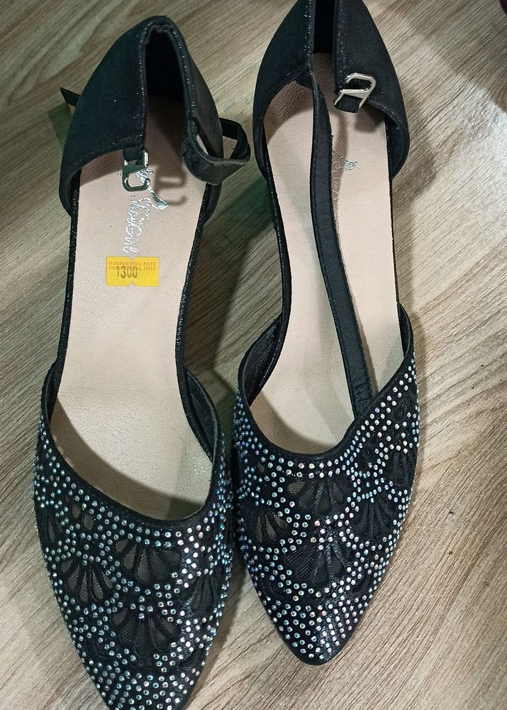 Black Block Heels