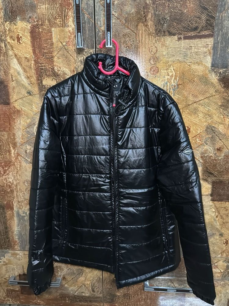 Spykar New Black Jacket (L)