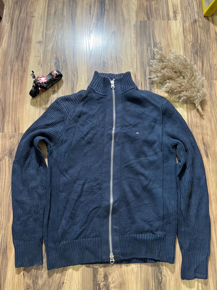 Tommy Hilfiger Zip Up Sweater