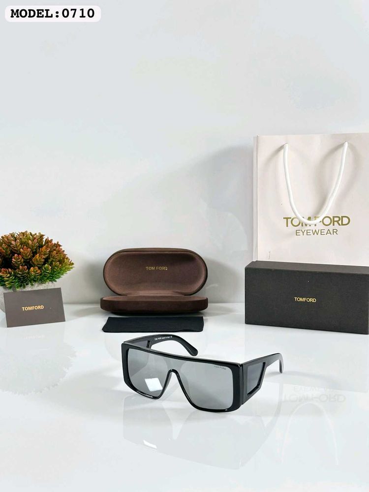 TOMFORD 0710 BLACK SILVER GLASSES