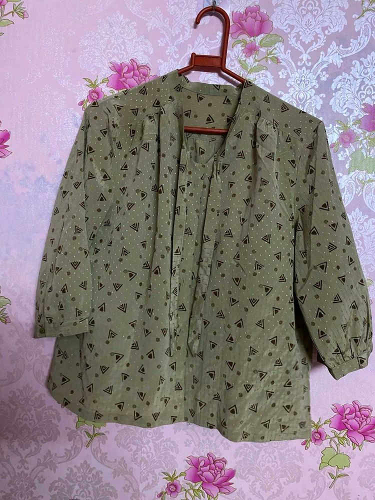 Shirt Style Top