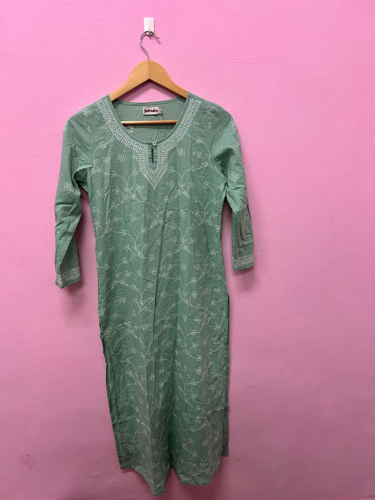 sea green kurta