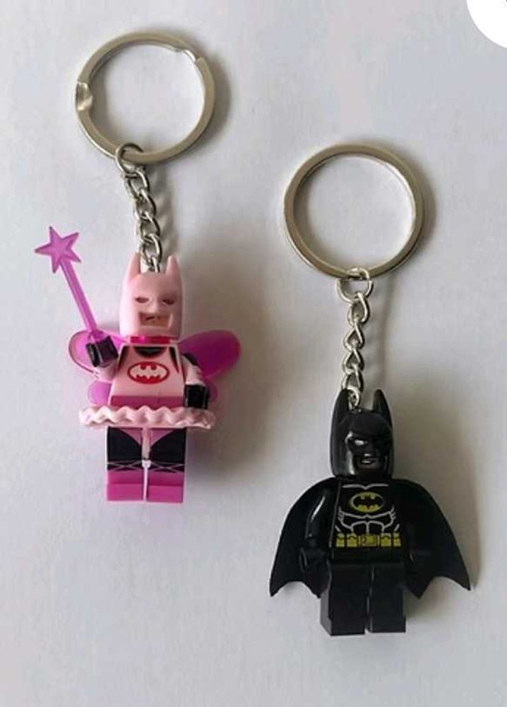 Batman Couple Lego keychains set