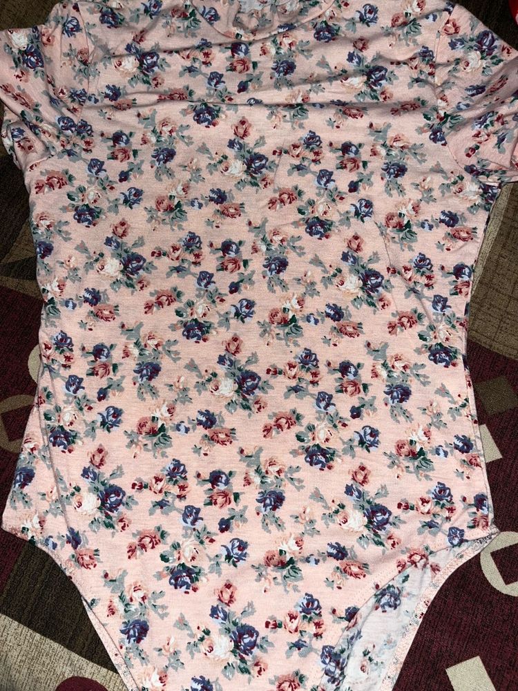 Floral Print Bodysuit