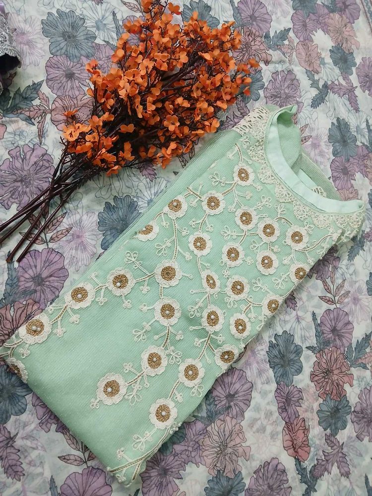 Beautiful Pista Green Kurta