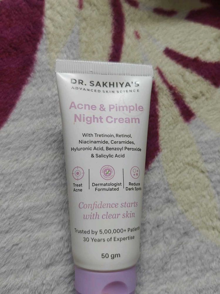 Dr. Sakhiya's Acne Night Cream