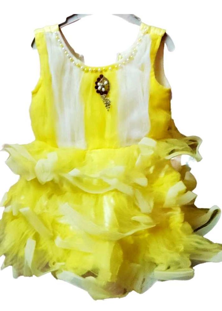 Cute Yellow Party Dress