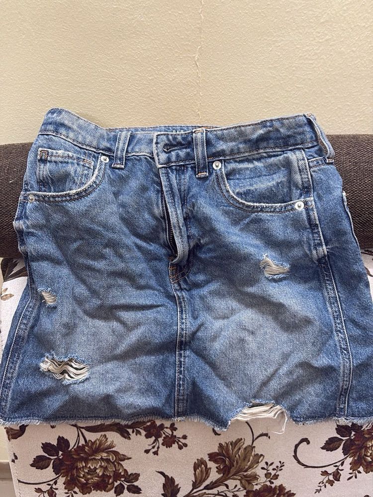 DENIM SKIRT !!