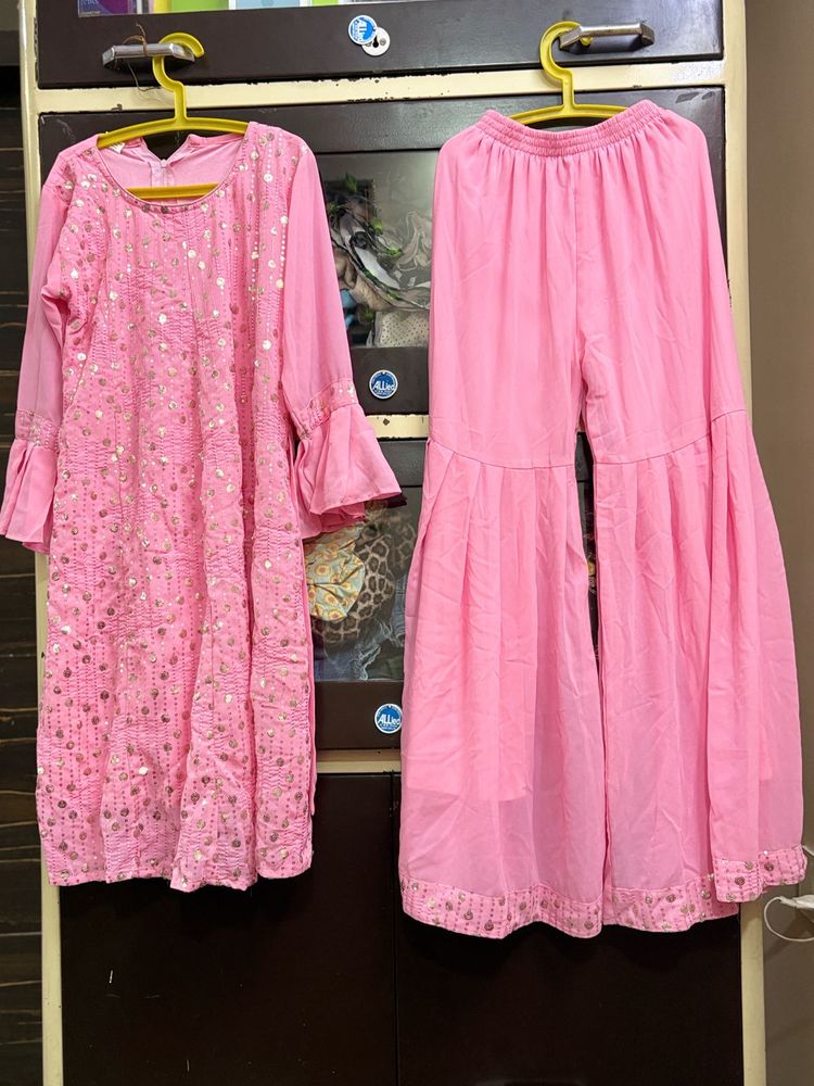 Pink Kurta Set