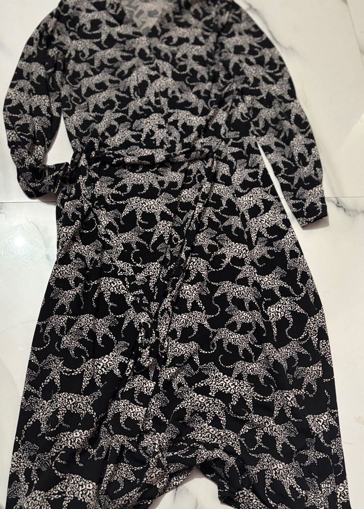 Animal Print Midi Dress