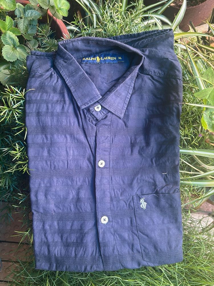 Ralph Lauren XL Blue Button-Down Shirt