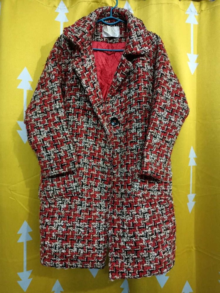 Woolen Long Jacket