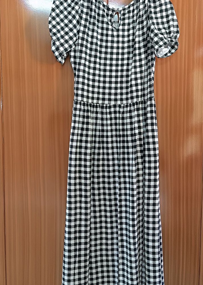 Checked Dress