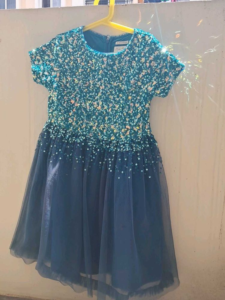 Sparkly Blue Party Dress