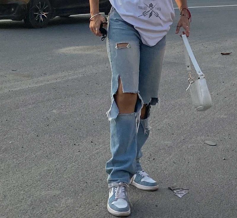 Blue Ripped Jeans (River Island) Brand