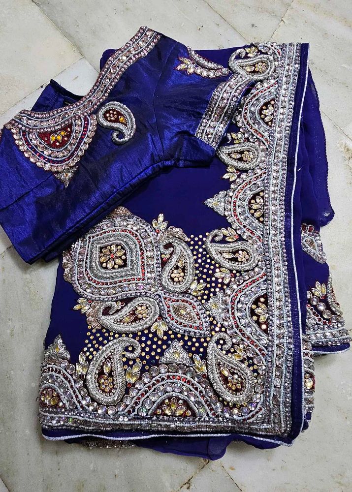 This Saree Very Heavy And So Beautiful 😍