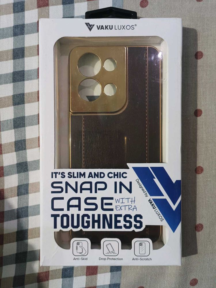 Vaku Oppo Reno 8 5g Back Cover Gold Plated