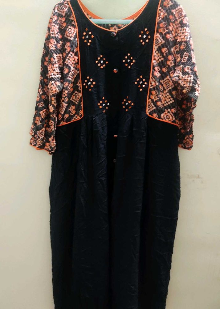 Black Kurta