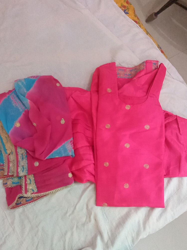 Punjabi Salwar Suit With Dupatta