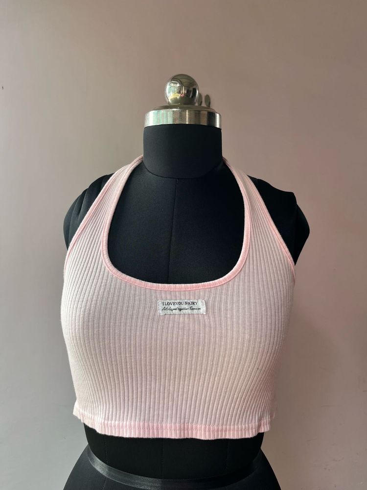 Pink Halter Top