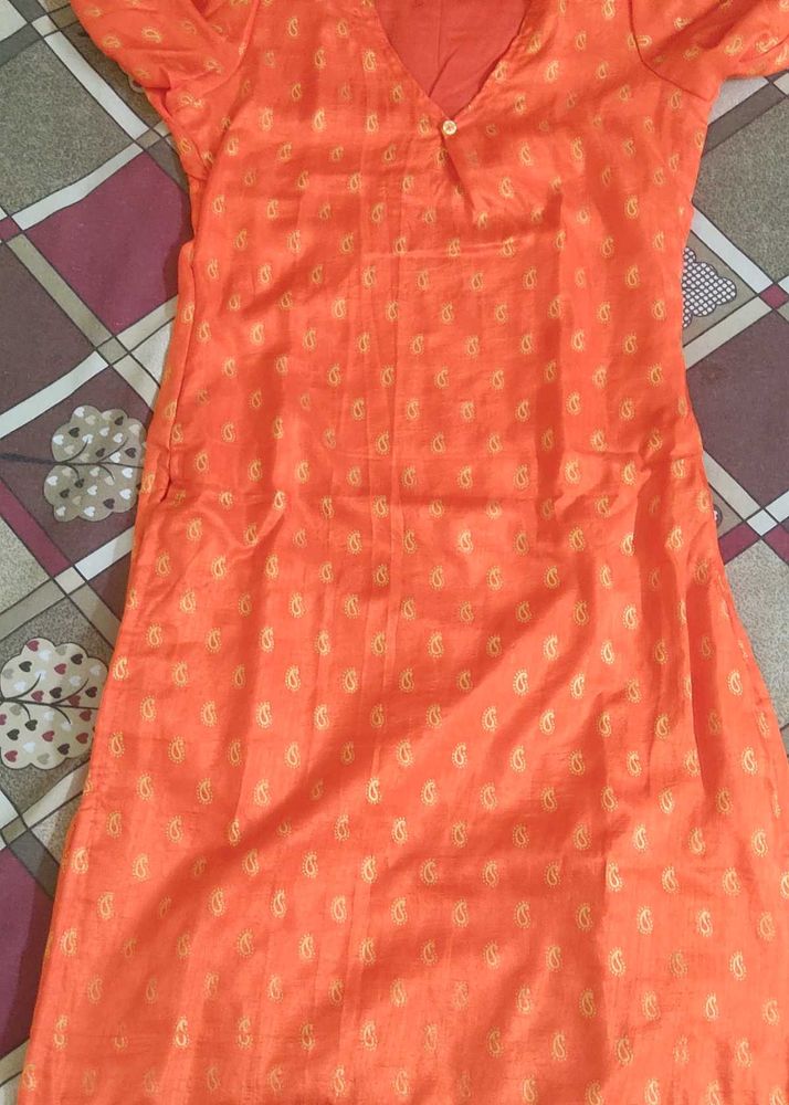 Orange Kurti
