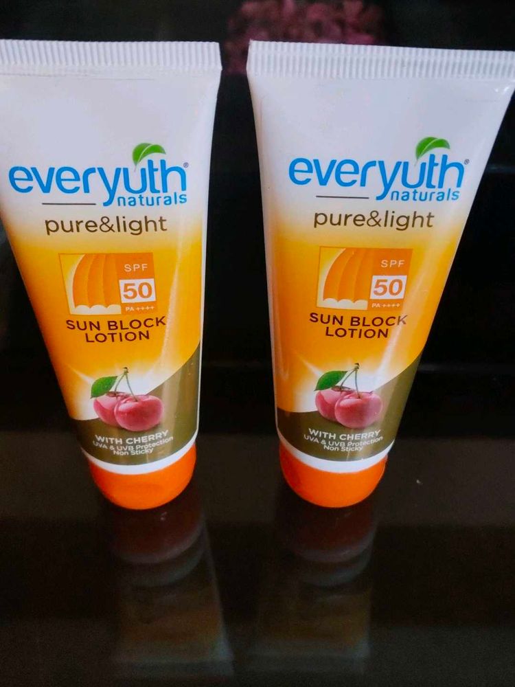 2 Pieces Everyuth Natural Sunscreen SPF 50++++
