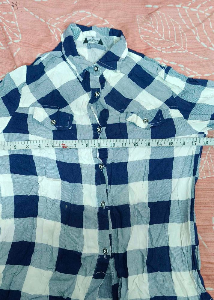 Girl&#39;s  Checked Casual Shirt