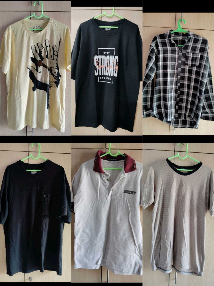 ASSORTED TSHIRT AND SHIRT -any One