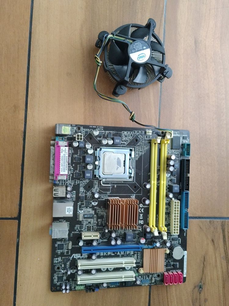 Asus P5kpl Am/Ps Motherboard With Intel Processor