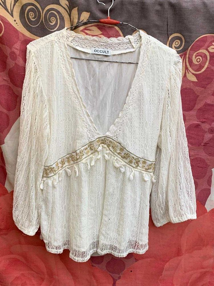 OCCULT brand new Trimmed Top