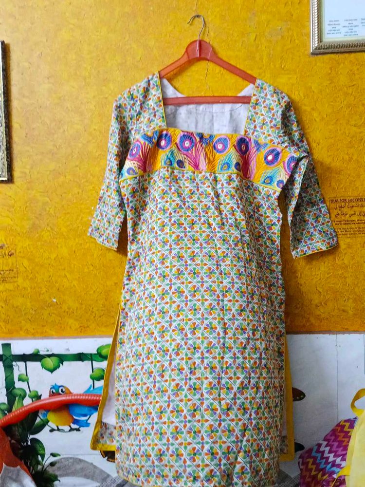 Colorful Printed Kurta