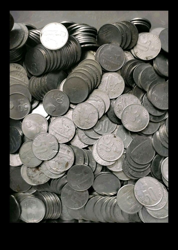 Old 50paise Coins.. 10 Pieces