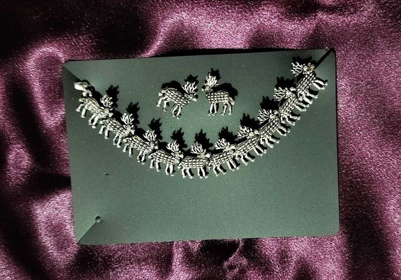 Oxidised Jewellery Deer Design