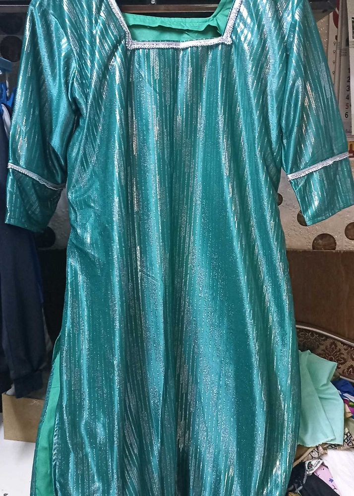 Green Kurta Set
