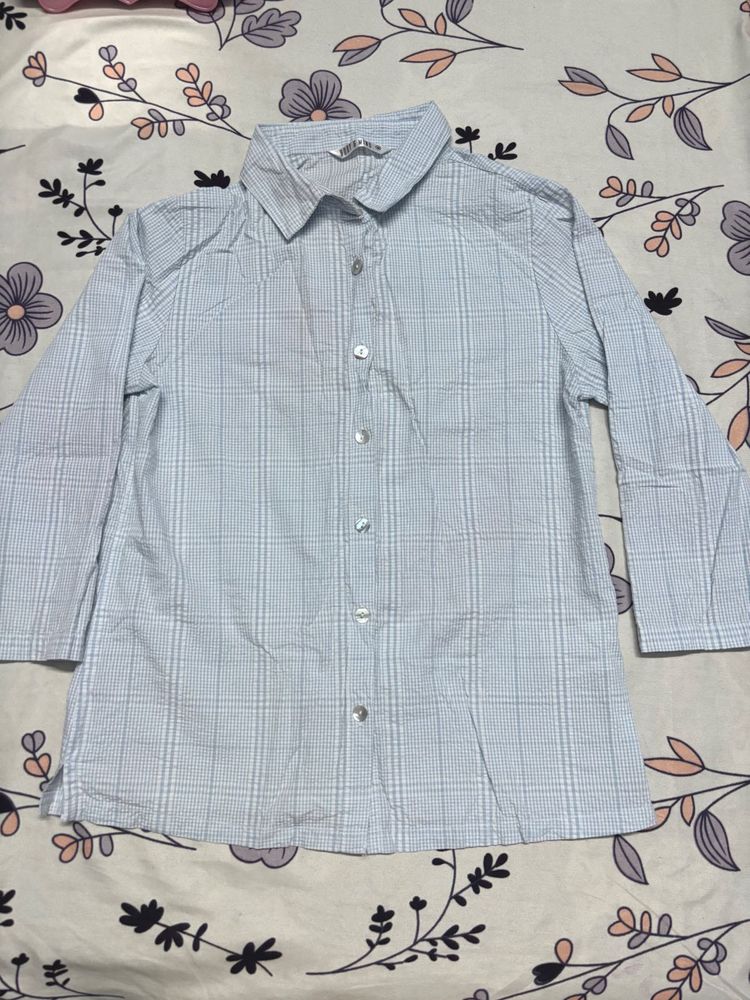 Blue Checked Shirt