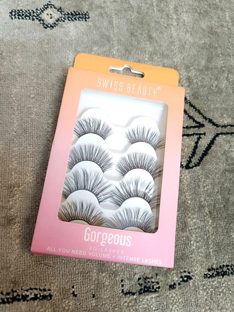 Swiss Beauty 3D Lashes Set Of 4