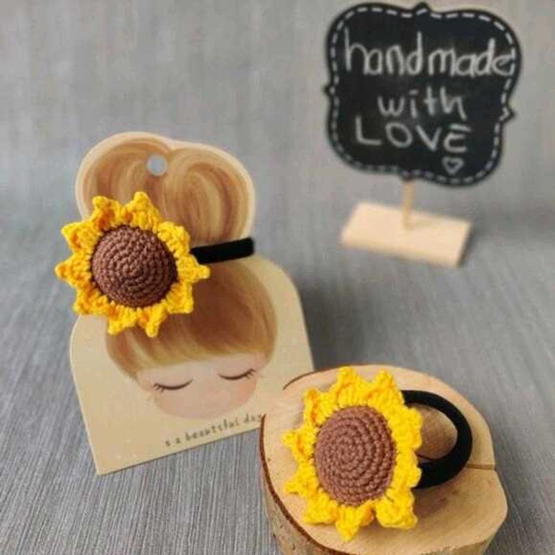 Sunflower Hair Tie